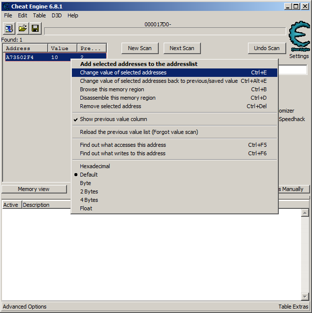 Download Cheat Engine 6.8.1