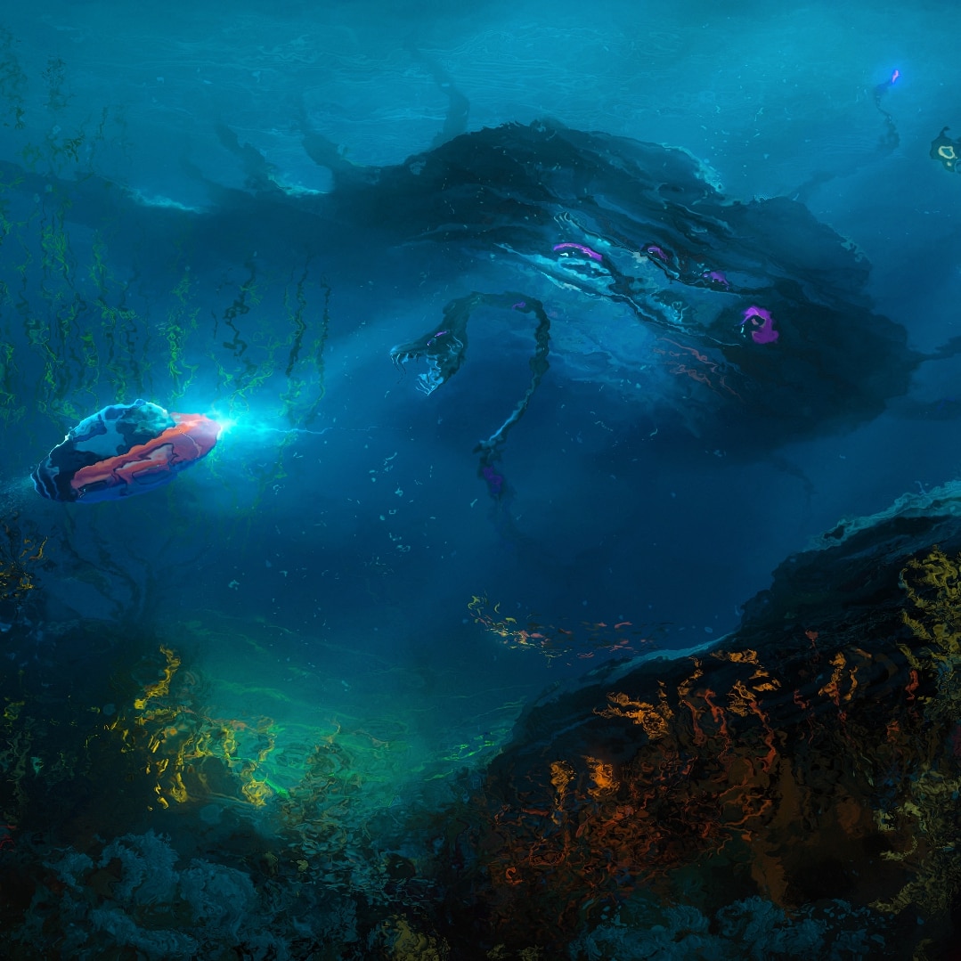 Subnautica call of the void. Subnautica подводные пейзажи. Новак из глубин. Картина маслом подводный мир в стиле Subnautica. Северный округ из глубины.