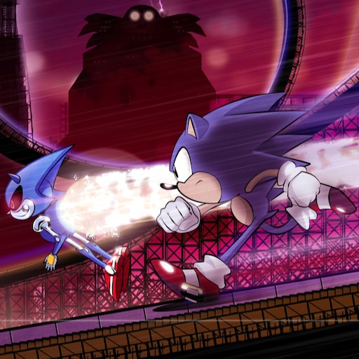 Steam Workshop::Sonic vs Metal Sonic stardust speedway