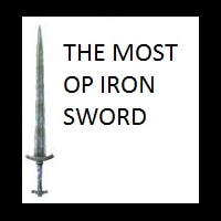 Overpowered Iron Sword画像