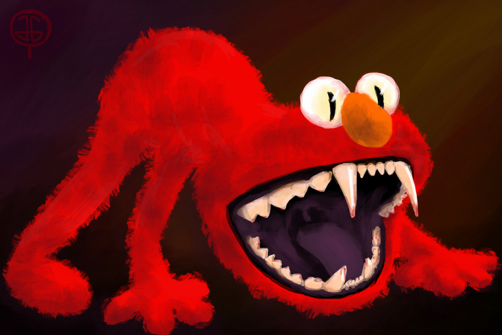 Scary Sesame Street Elmo Elmo Memes.