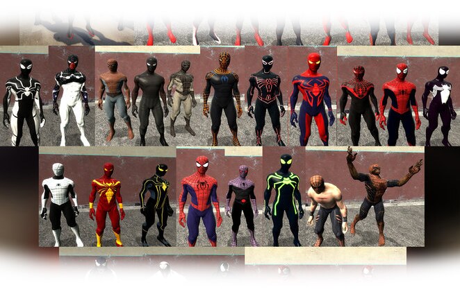 Spider-Man Web of Shadows - Symbiote Skin Mod by Meganubis on