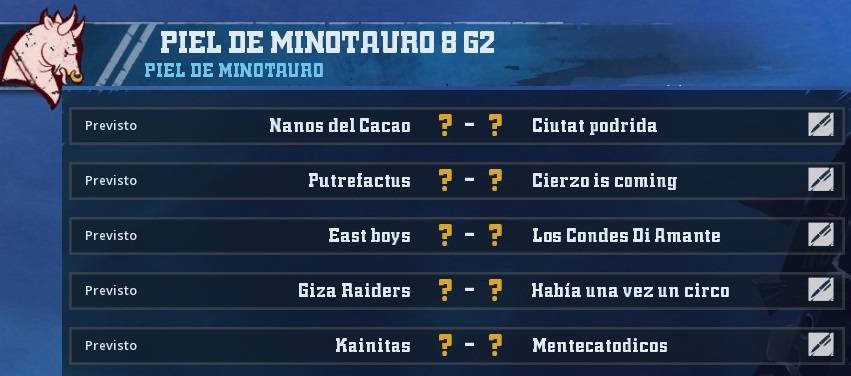 Campeonato Piel de Minotauro 8 - Grupo 2 / Jornada 4 - hasta el viernes 15 de marzo - Página 2 B92099A0BABA7E992221563F99750FCCD5BB803B