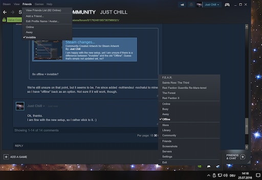 Chat is offline steam фото 9