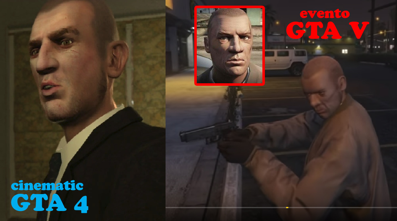 Aparição de Niko Bellic em GTA V Part 1