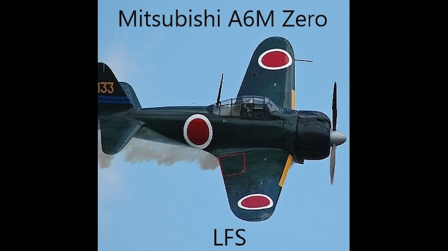 Steam Workshop Mitsubishi A6m Zero Reuploaded Lfs - mitsubishi a6m zero mesh roblox