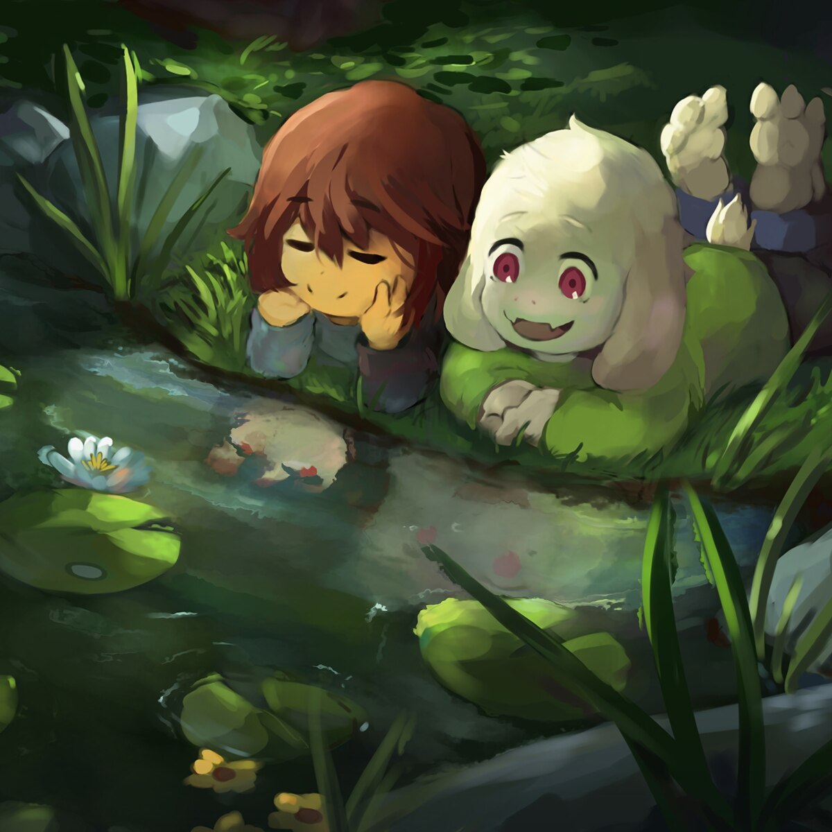 Undertale: Asriel and Frisk