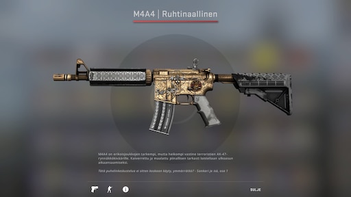 M4a4 magnesium well worn фото 107