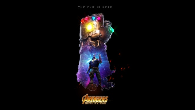 Steam Workshop Marvel 4k Thanos Infinity Gauntlet Avengers Infinity War Black Version