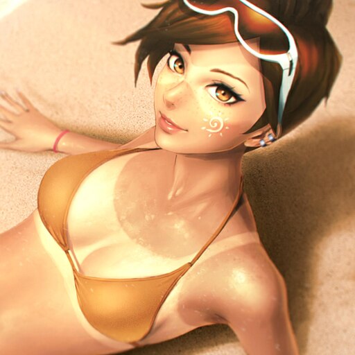 Steam Workshop Q Tracer Overwatch Beach Bikini. Artist