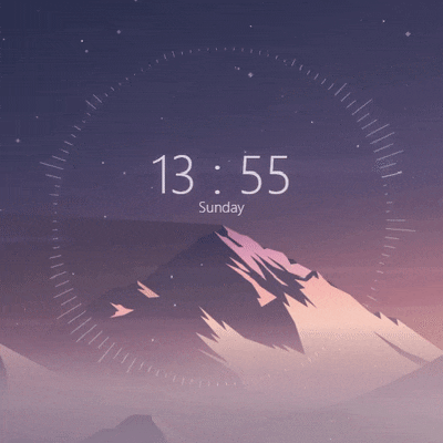 Calm White Mountains (Visualizer)