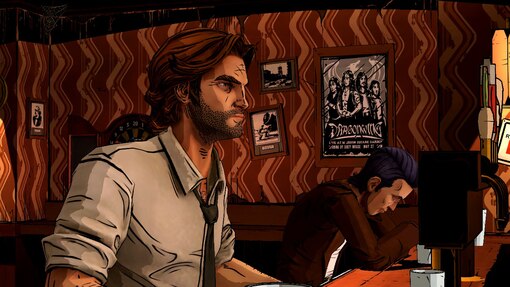 The Walking Dead the Wolf among us бар