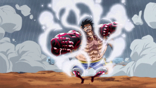 Luffy gear 4 - Gear 4 của Luffy được cho là một trong những hình thức biến đổi đáng kể của anh ta trong One Piece. Luffy sử dụng phương pháp này để tăng cường sức mạnh và đánh bại những kẻ thù mạnh nhất. Hãy xem hình liên quan để thấy Luffy trong hình thức gear 4 và cảm nhận sức mạnh của anh ta.