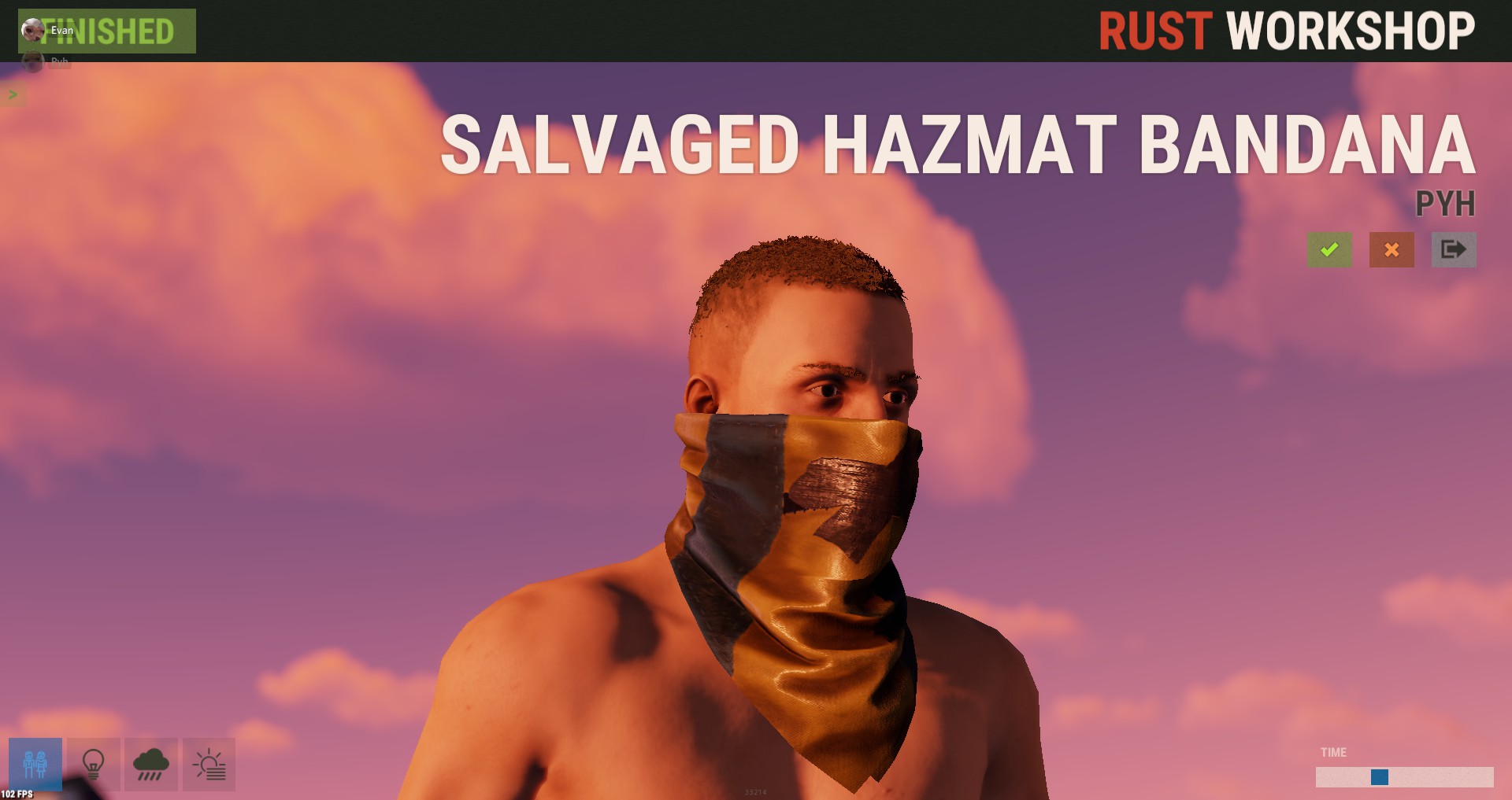 Salvaged Hazmat Bandana thumbnail 4