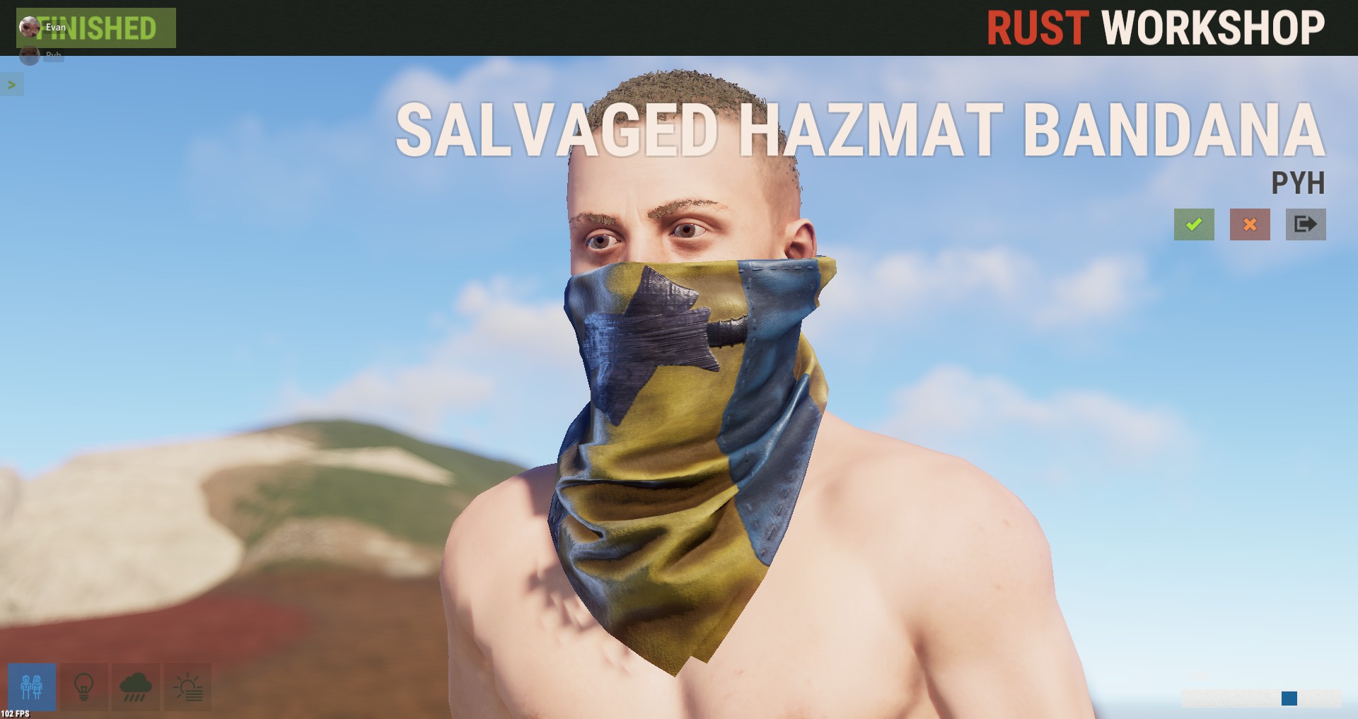 Salvaged Hazmat Bandana thumbnail 6