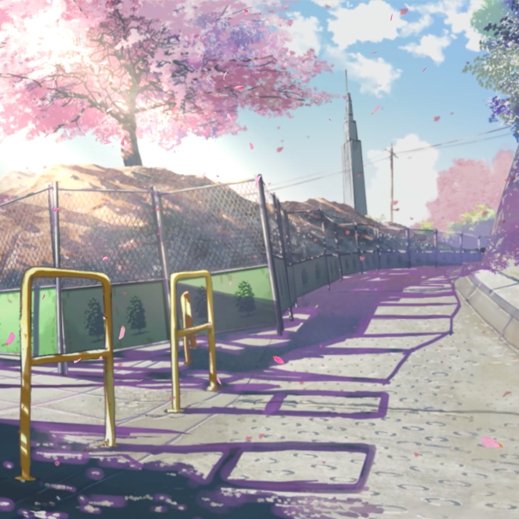 Sakura Trees - 5 centimeters per second  秒速5センチメートル (with OST)