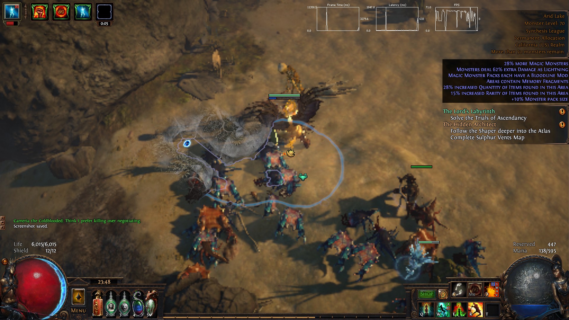 Bug Reports (Path of Exile 1) - Syndicate Encounter Freezing (data ...