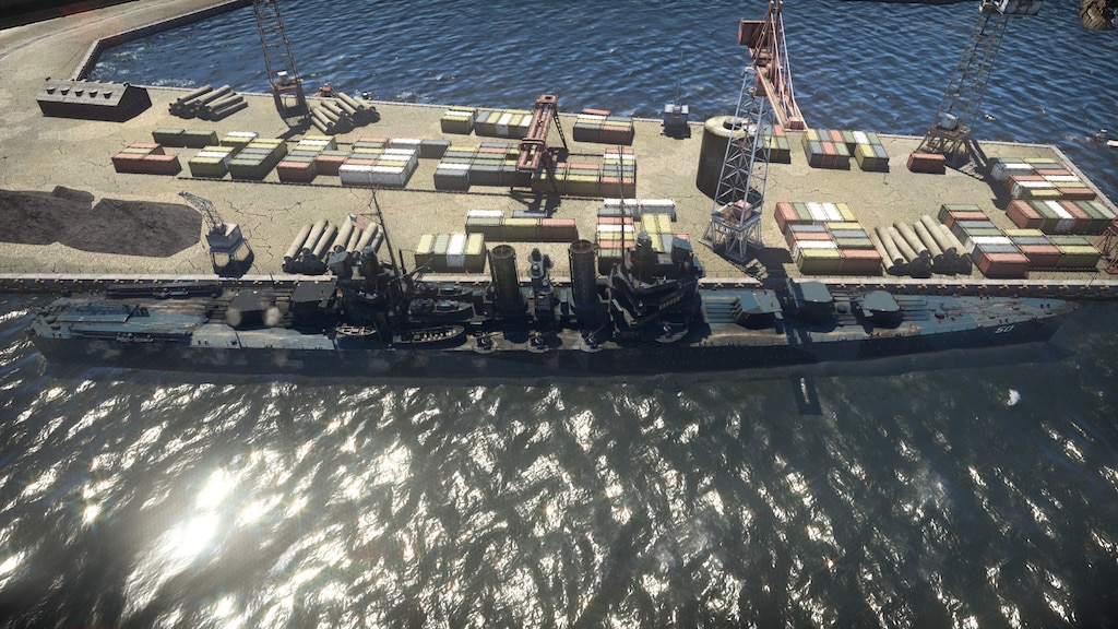 Steam Community Screenshot Uss Helena Cl 50 At The Docks